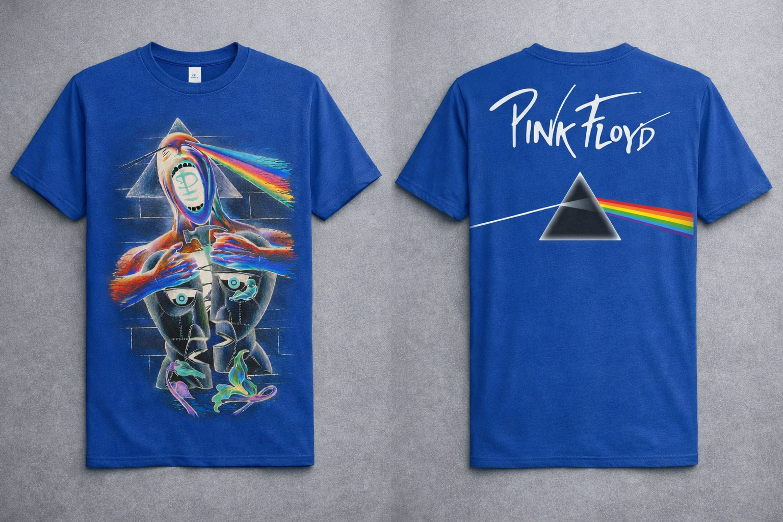 Polera Gráfica Pink Floyd Mashup - 100% Algodón